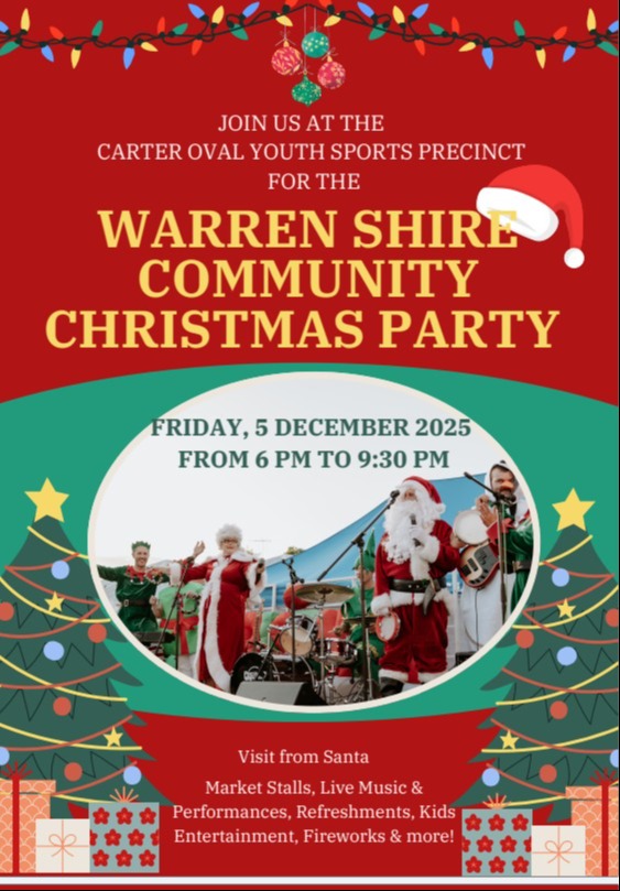 Warren Shire Community Christmas Party 2025